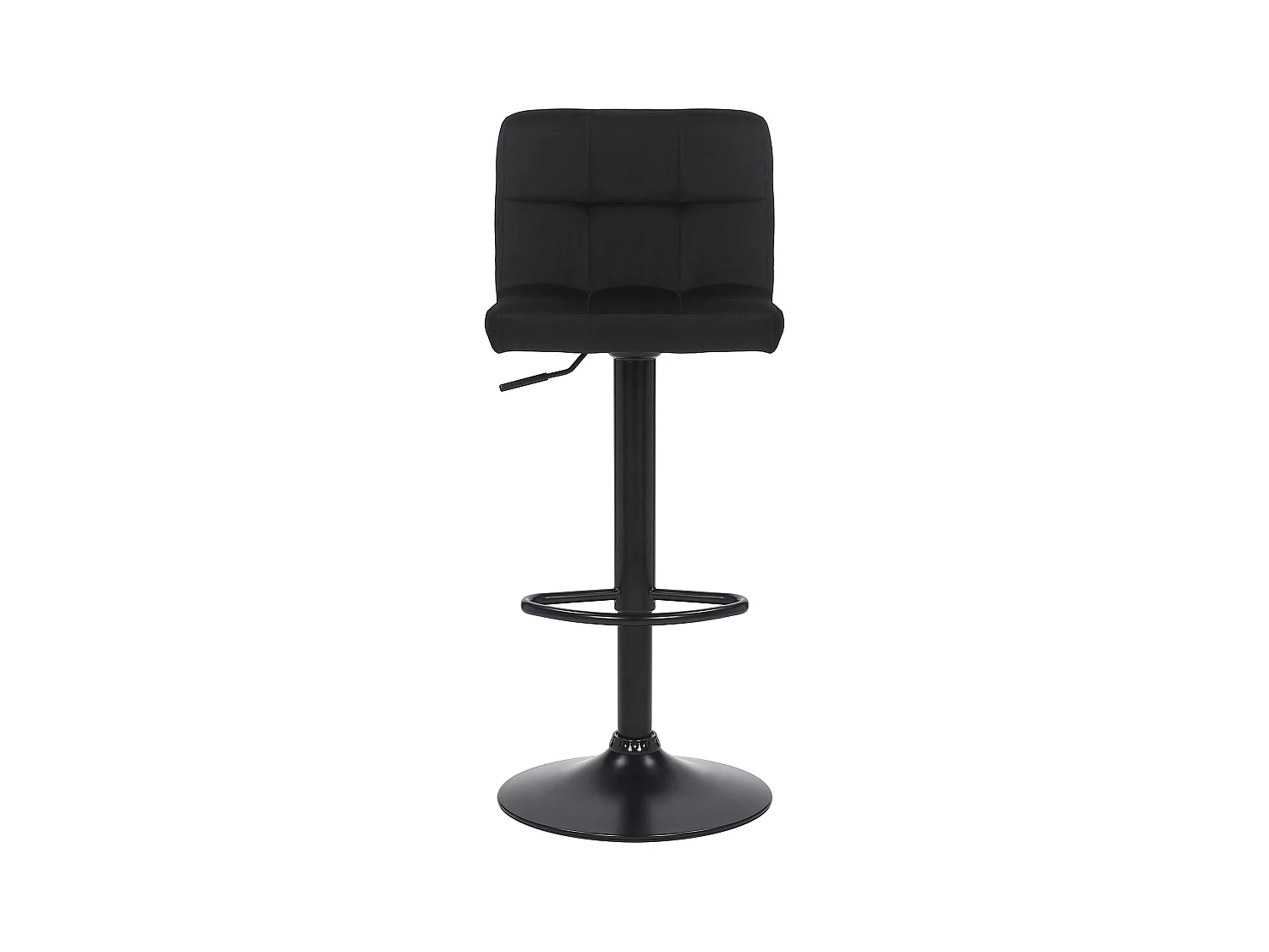 Lot de 4  Tabouret de bar - Velours - Noir - Feni