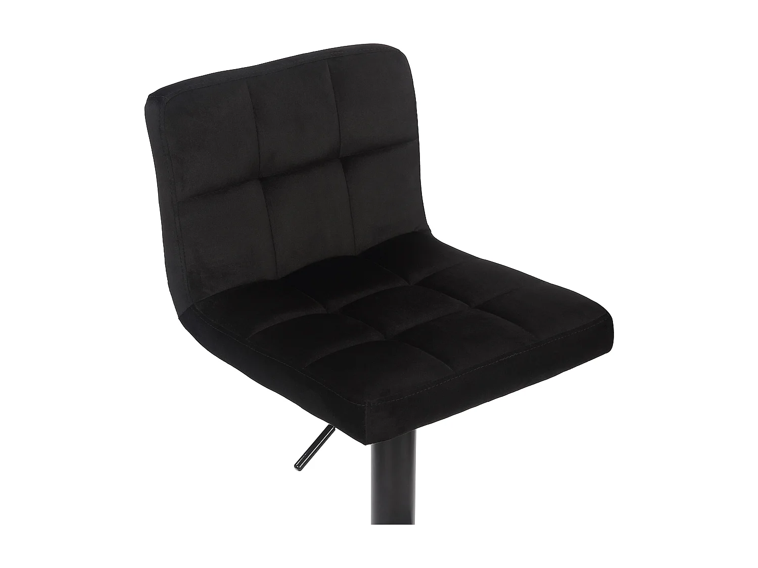 Lot de 4  Tabouret de bar - Velours - Noir - Feni