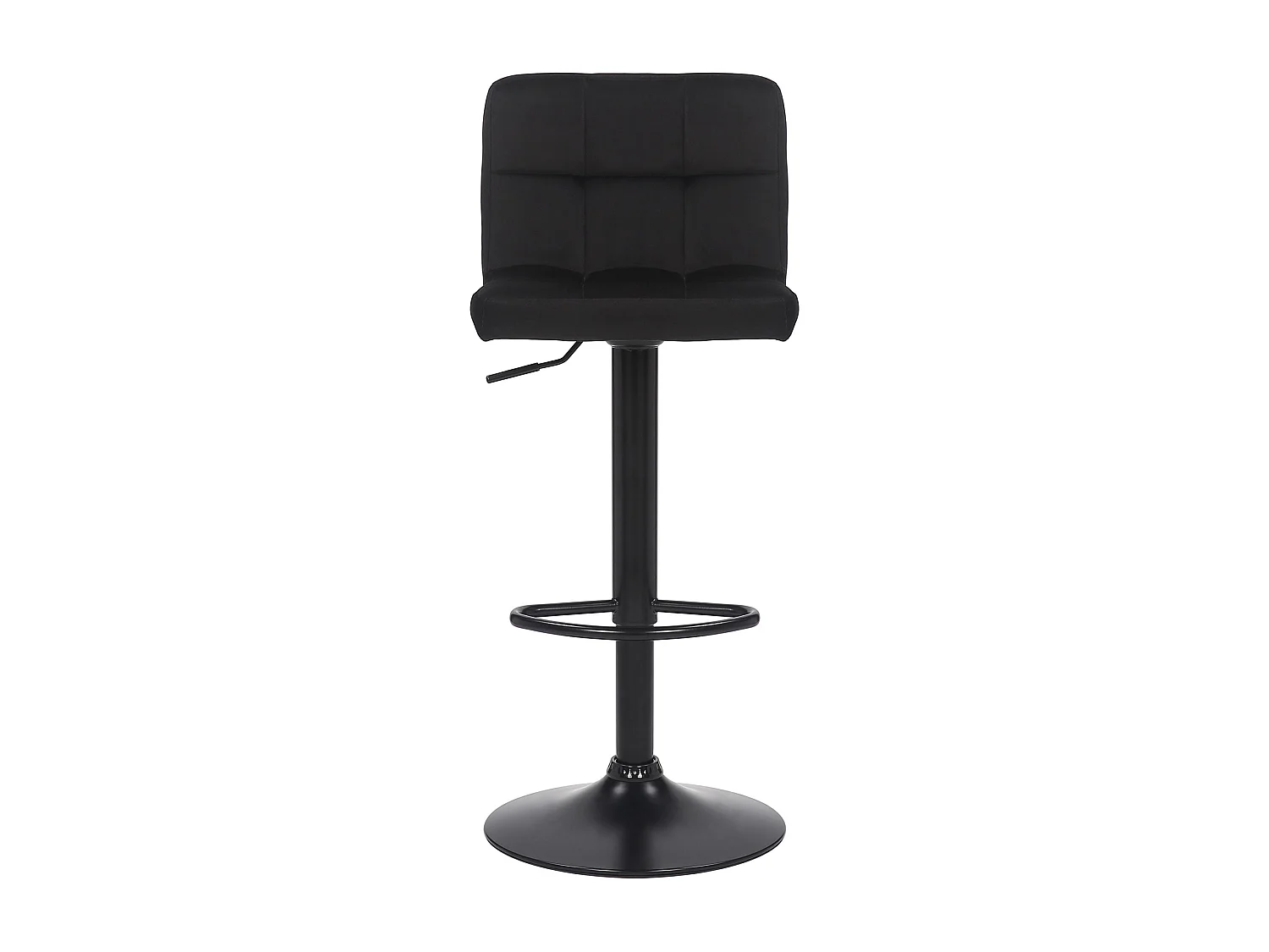 Lot de 4  Tabouret de bar - Velours - Noir - Feni
