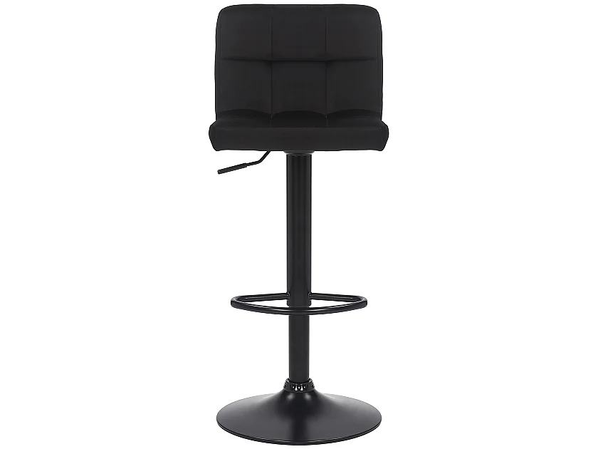 Lot de 4  Tabouret de bar - Velours - Noir - Feni