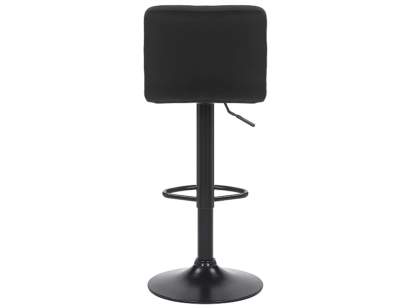 Lot de 4  Tabouret de bar - Velours - Noir - Feni