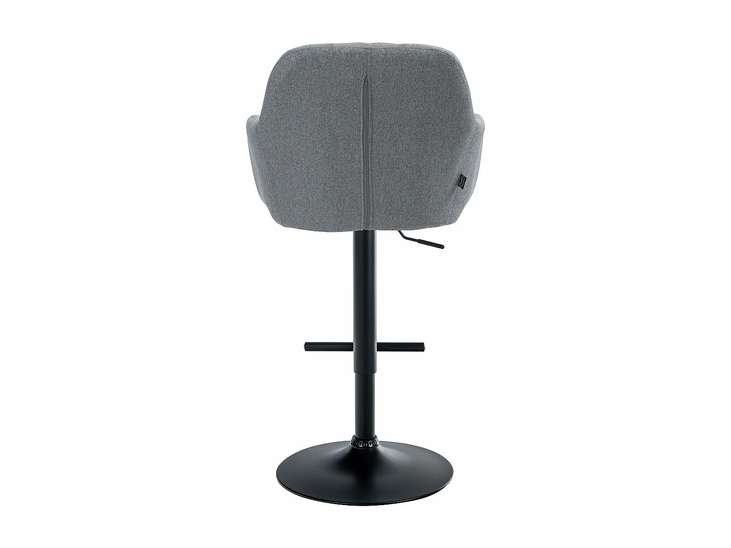 Tabouret de bar - Tissu - Gris - Natoma
