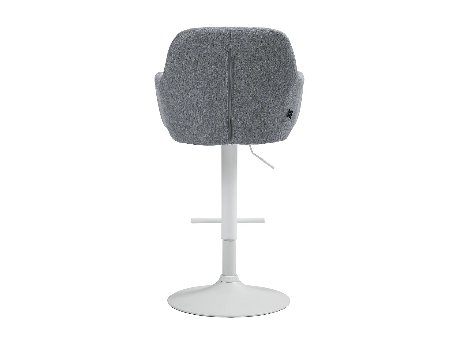 Tabouret de bar - Tissu - Gris - Natoma