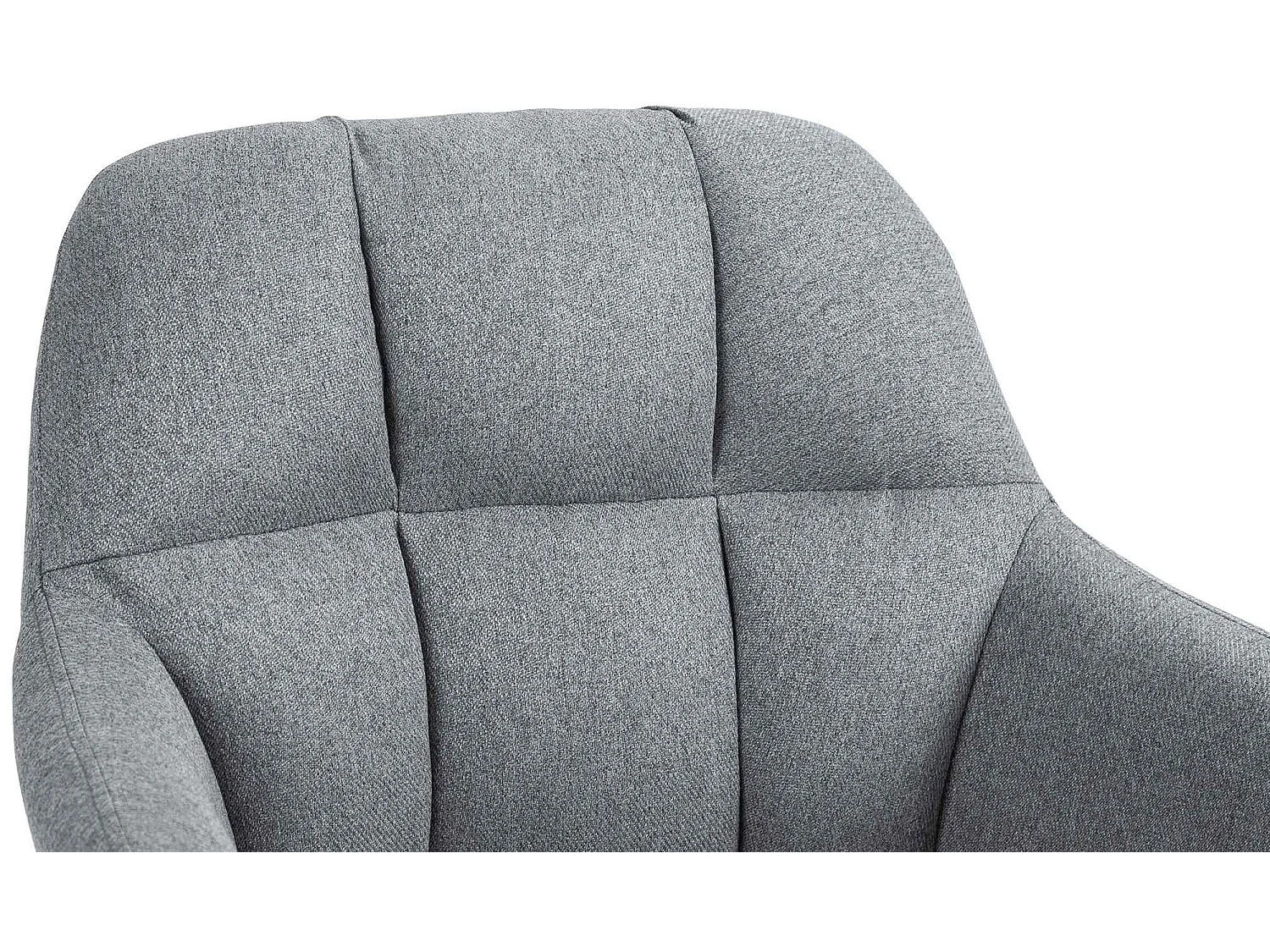 Tabouret de bar - Tissu - Gris - Natoma