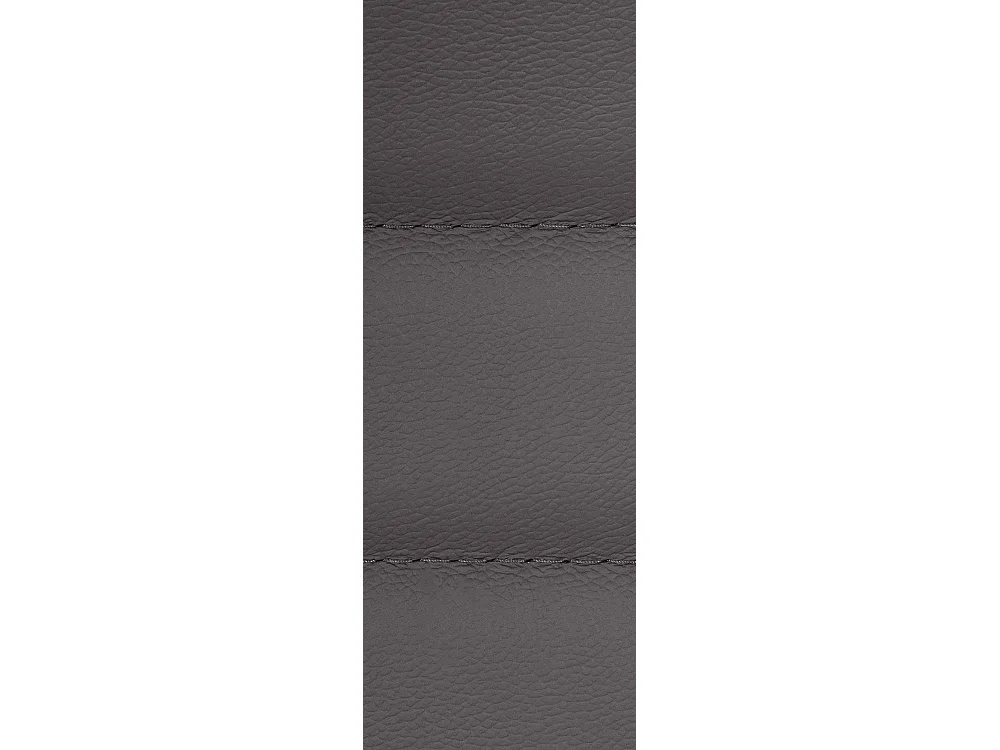 Chaise de bureau - Véritable cuir & Noir - Gris - Mollis