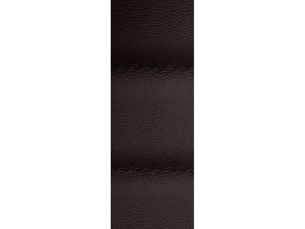 Chaise de bureau - Véritable cuir & Noir - Café - Mollis