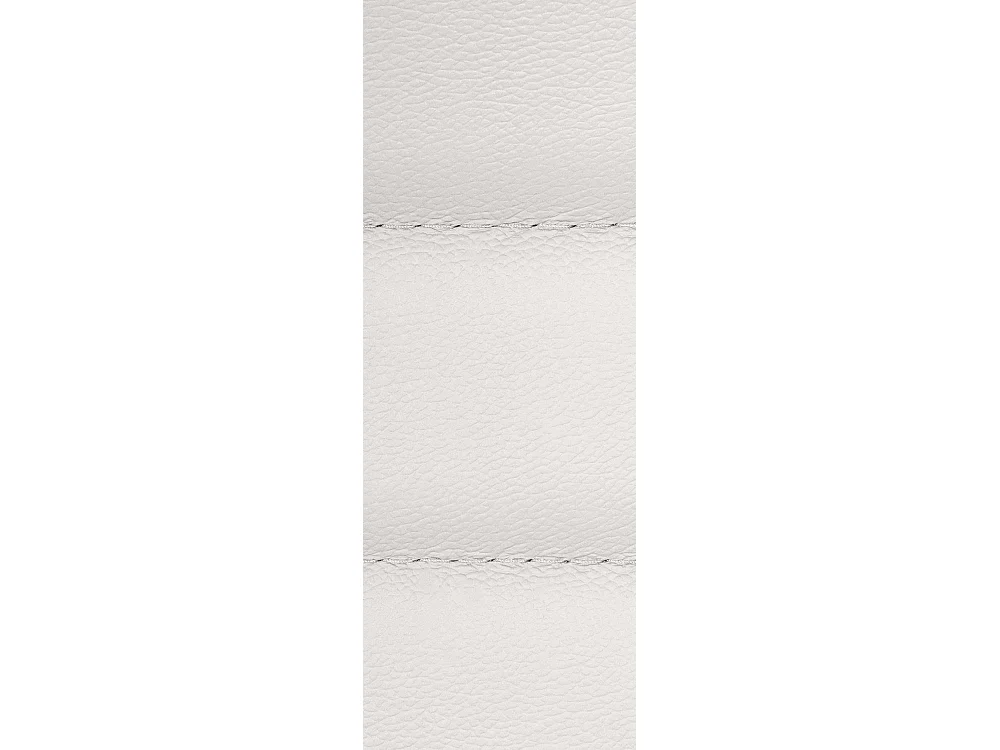 Chaise de bureau - Véritable cuir & Noir - Blanc - Mollis