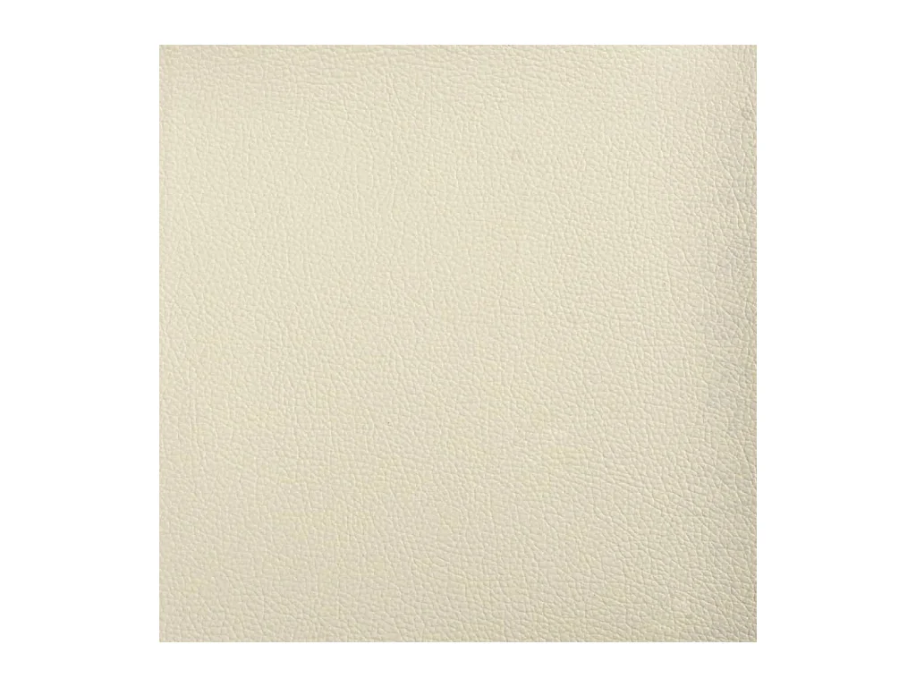 Repose-pied Crème 70x55x41 cm Similicuir