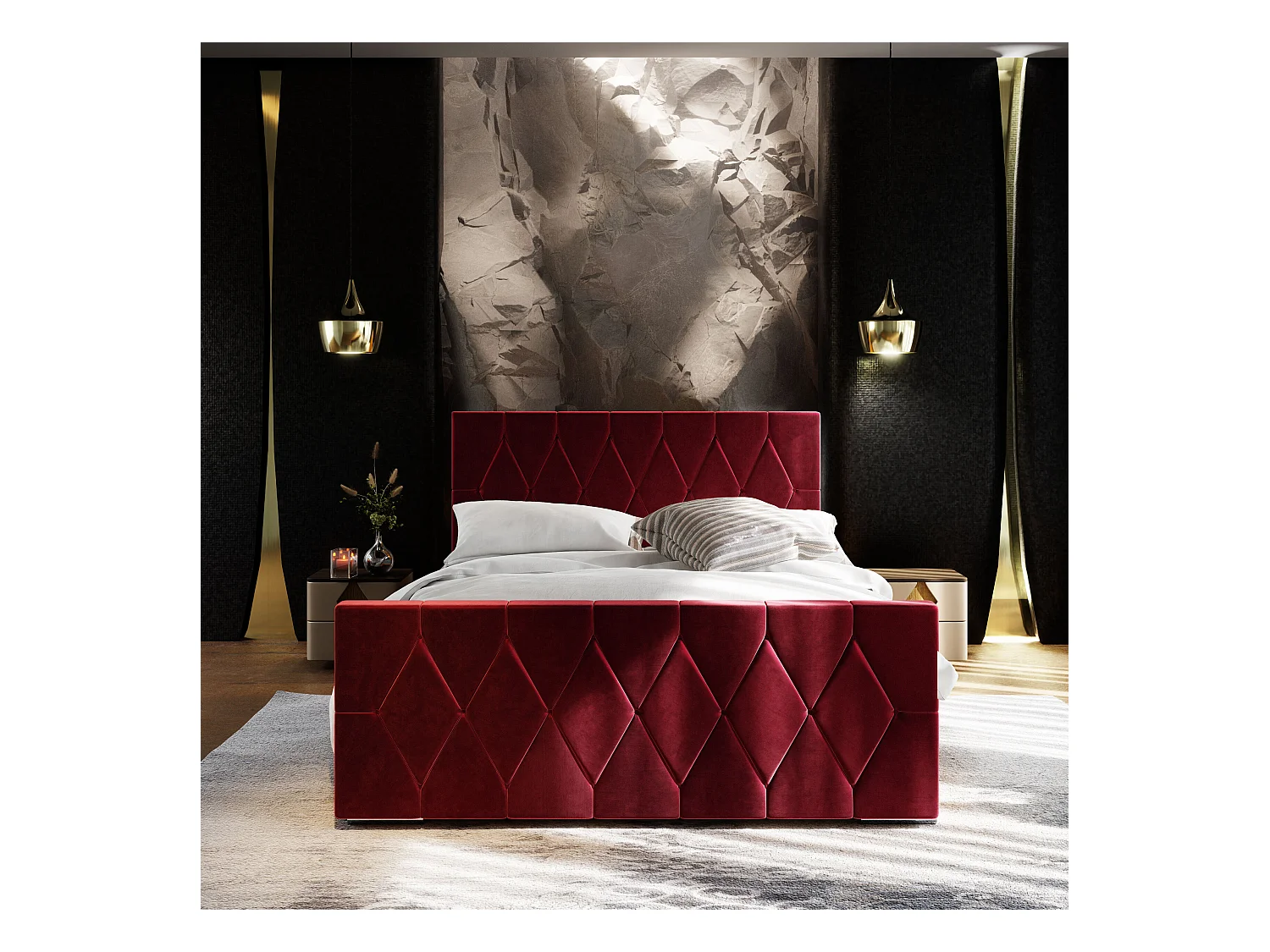 Łóżko tapicerowane ADA 160x200 Itaka 34