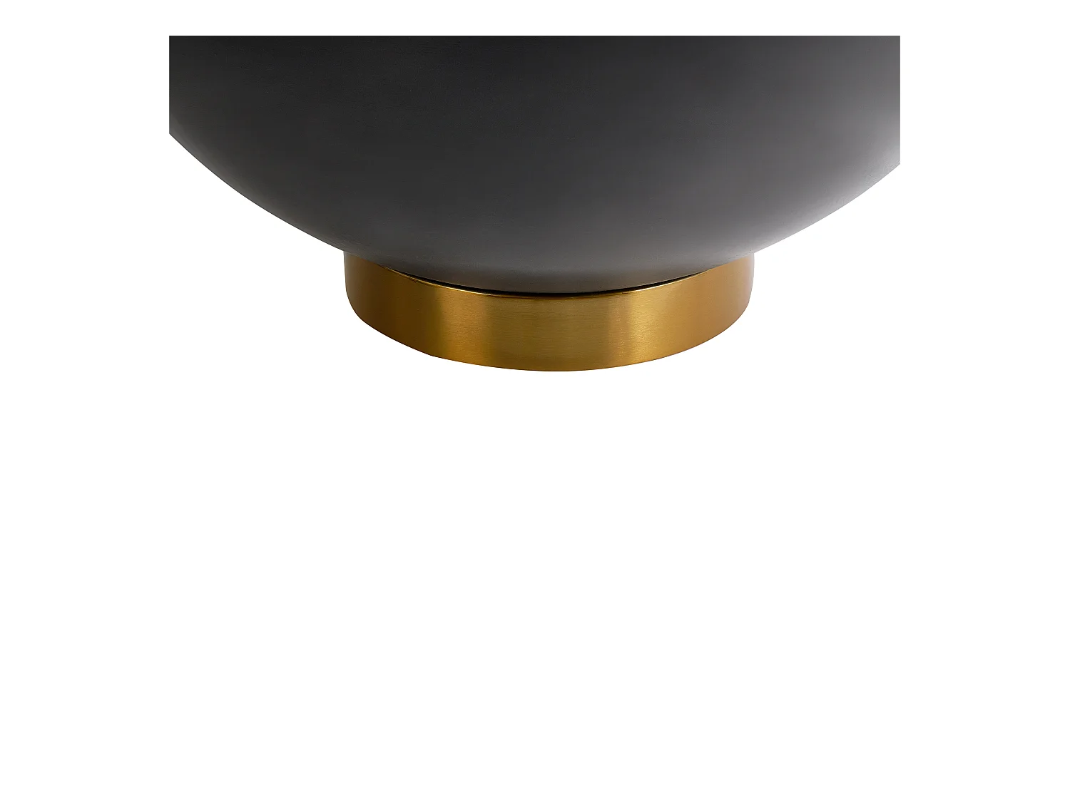 Table basse NADINE Céramique Noir avec rangement