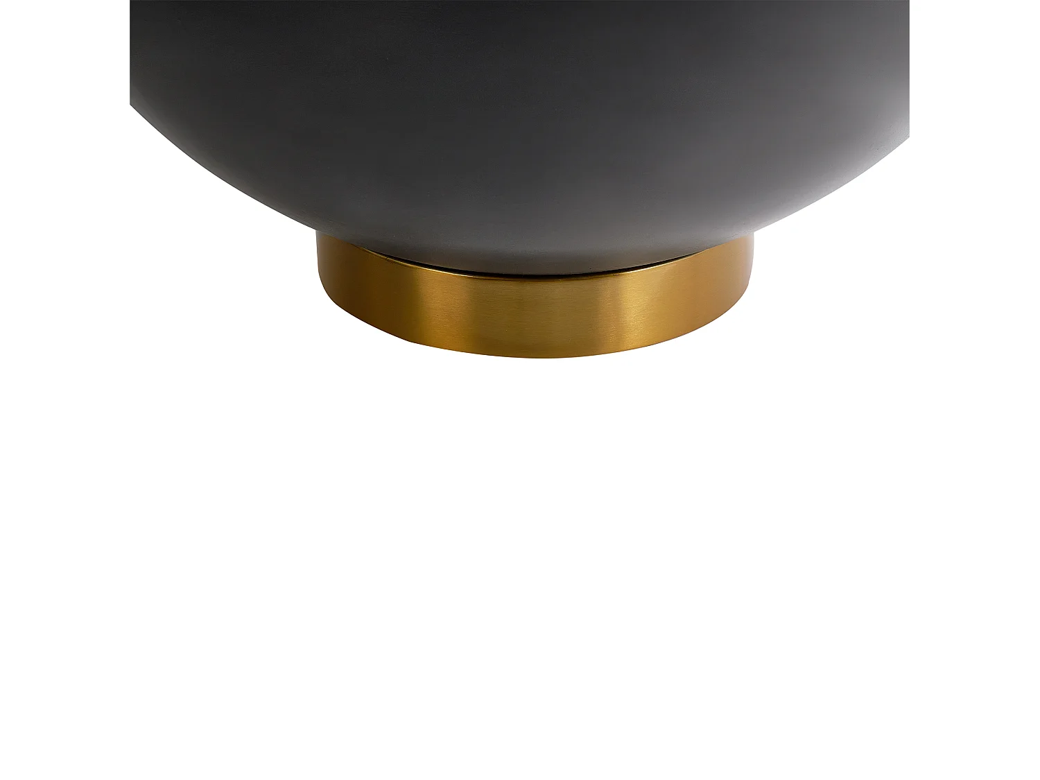 Table basse NADINE Céramique Noir avec rangement