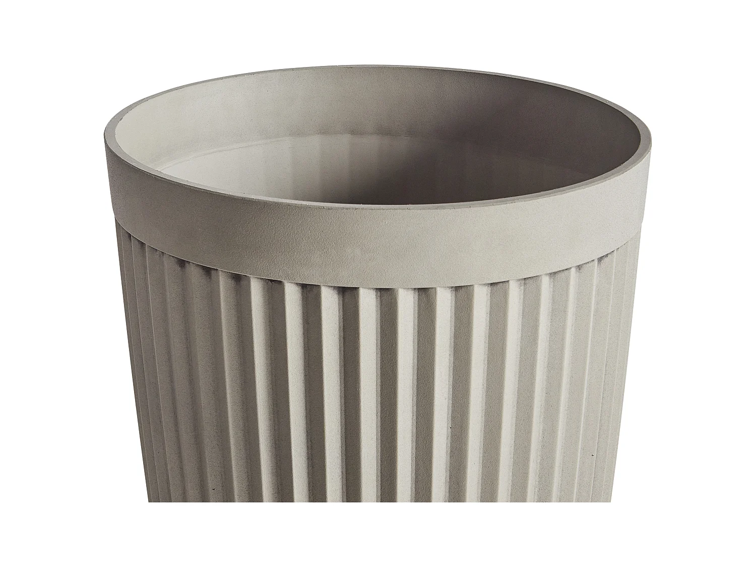 Maceta KOLA Material sintético 39 cm Beige