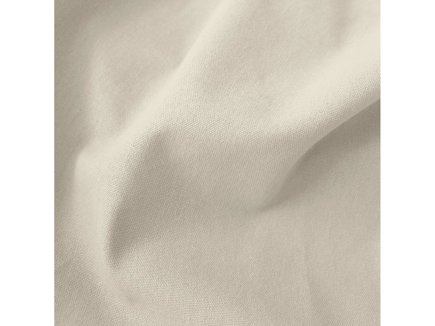 Lot de 2 coussins bohème, rectangulaire 50x70 cm, écru 100% coton, collection Panama