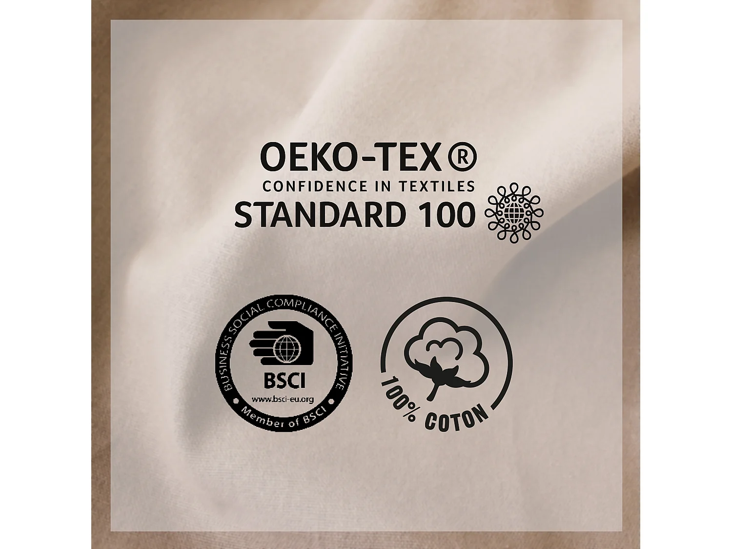 Lot de 2 coussins bohème, rectangulaire 50x70 cm, jaune moutarde, 100% coton, collection Panama