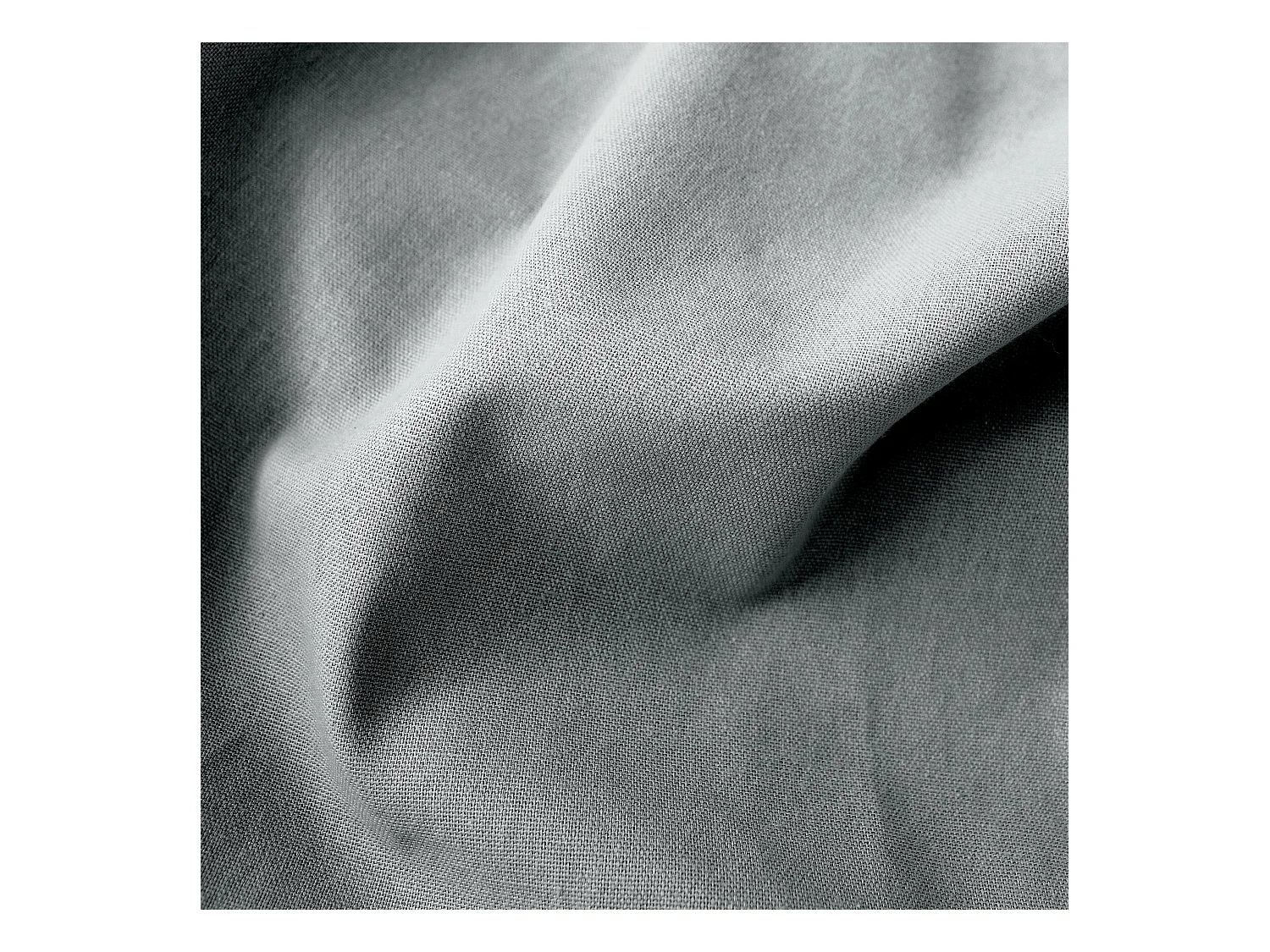 Lot de 2 coussins bohème, rectangulaire 50x70 cm, gris clair, 100% coton, collection Panama