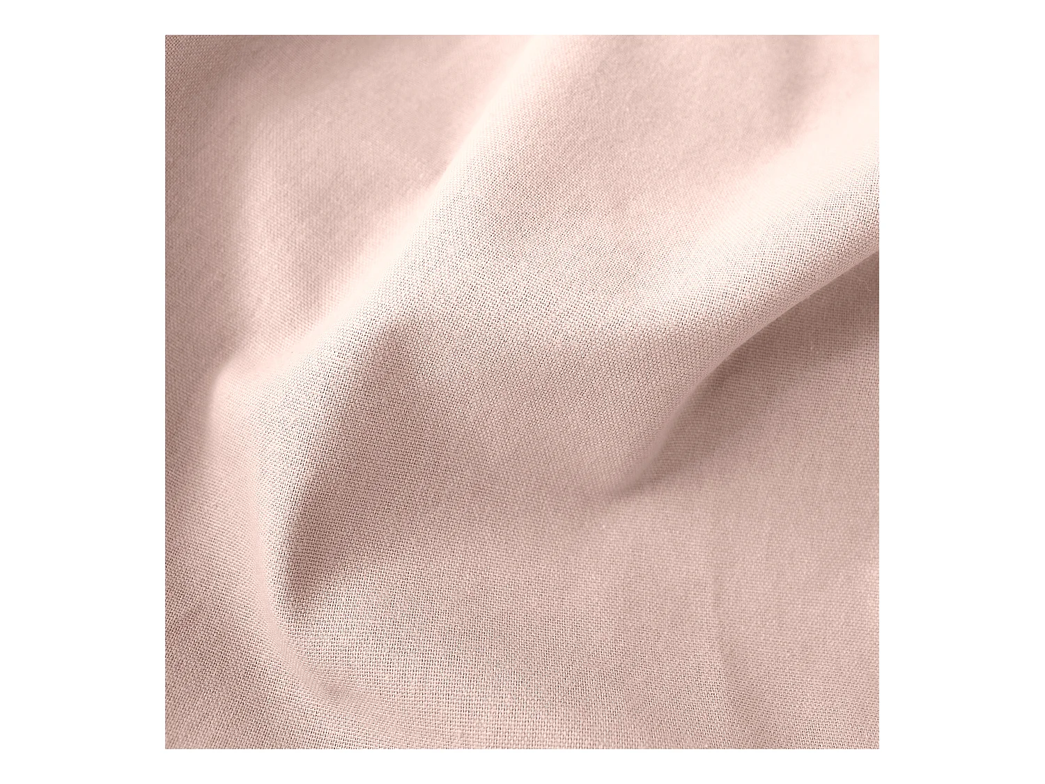 Lot de 2 coussins bohème, rectangulaire 50x70 cm, vieux rose, 100% coton, collection Panama