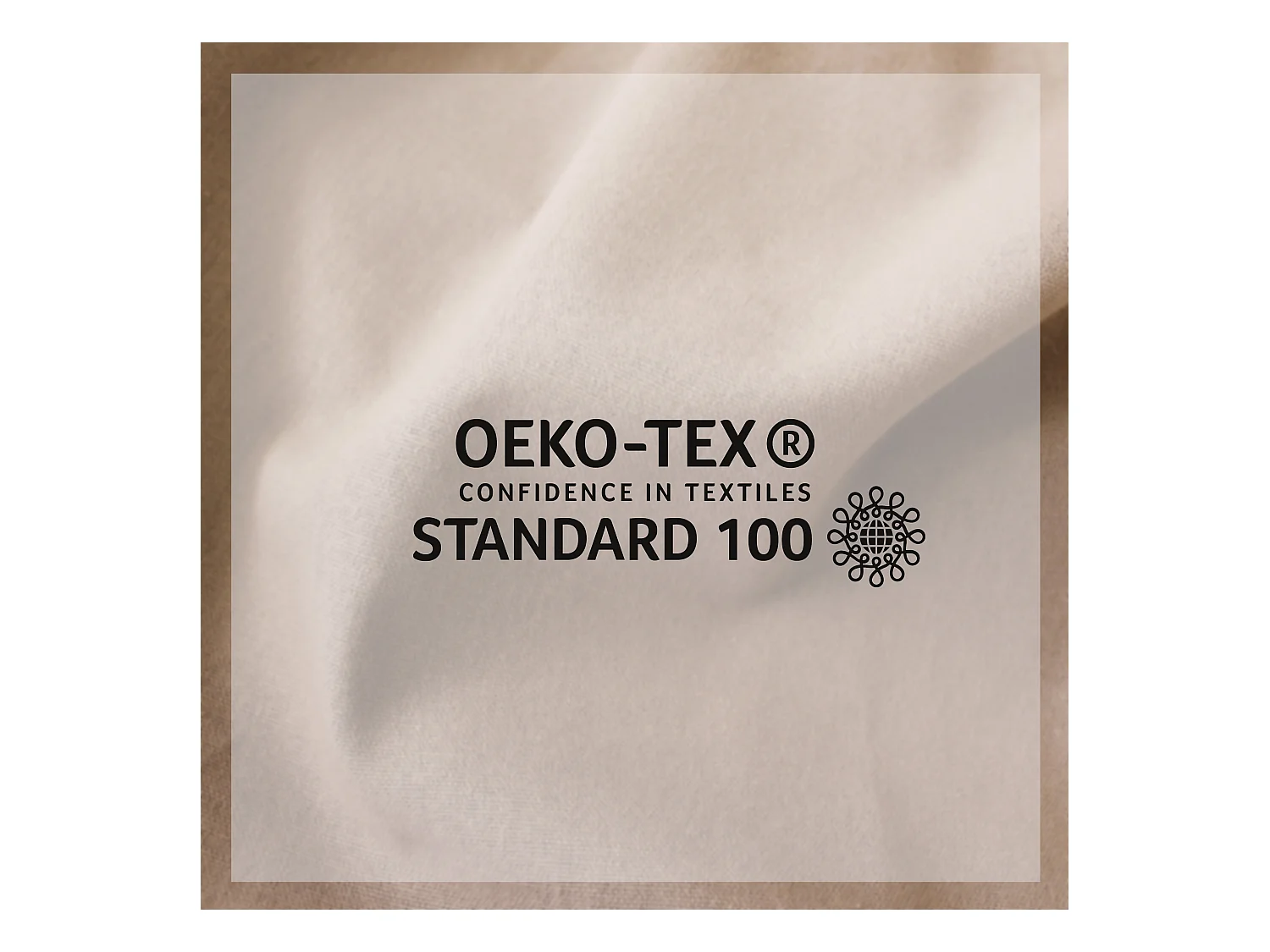 Set van 2 afneembare kussenhoezen, vierkant 60x60cm, naturel beige, 100% katoen, Panama collectie