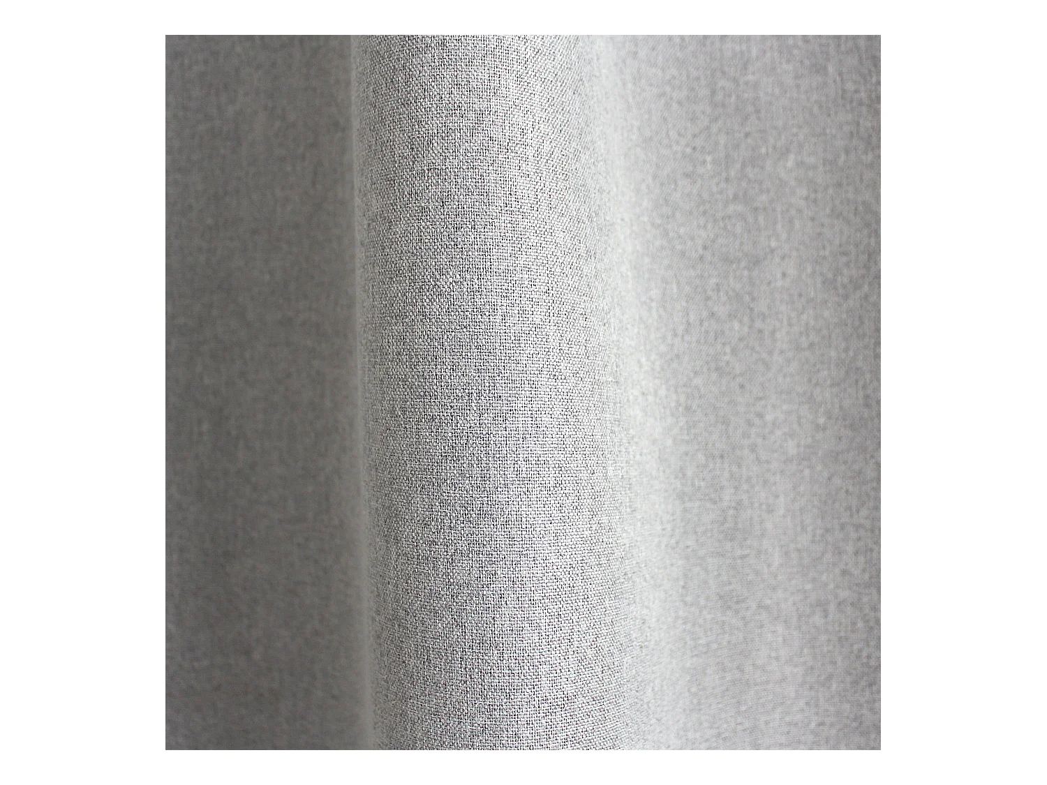 Lot de 2 Rideaux, 100% Occultant, 140x240cm, Gris Clair, Pattes Cachées, Collection Eclipse