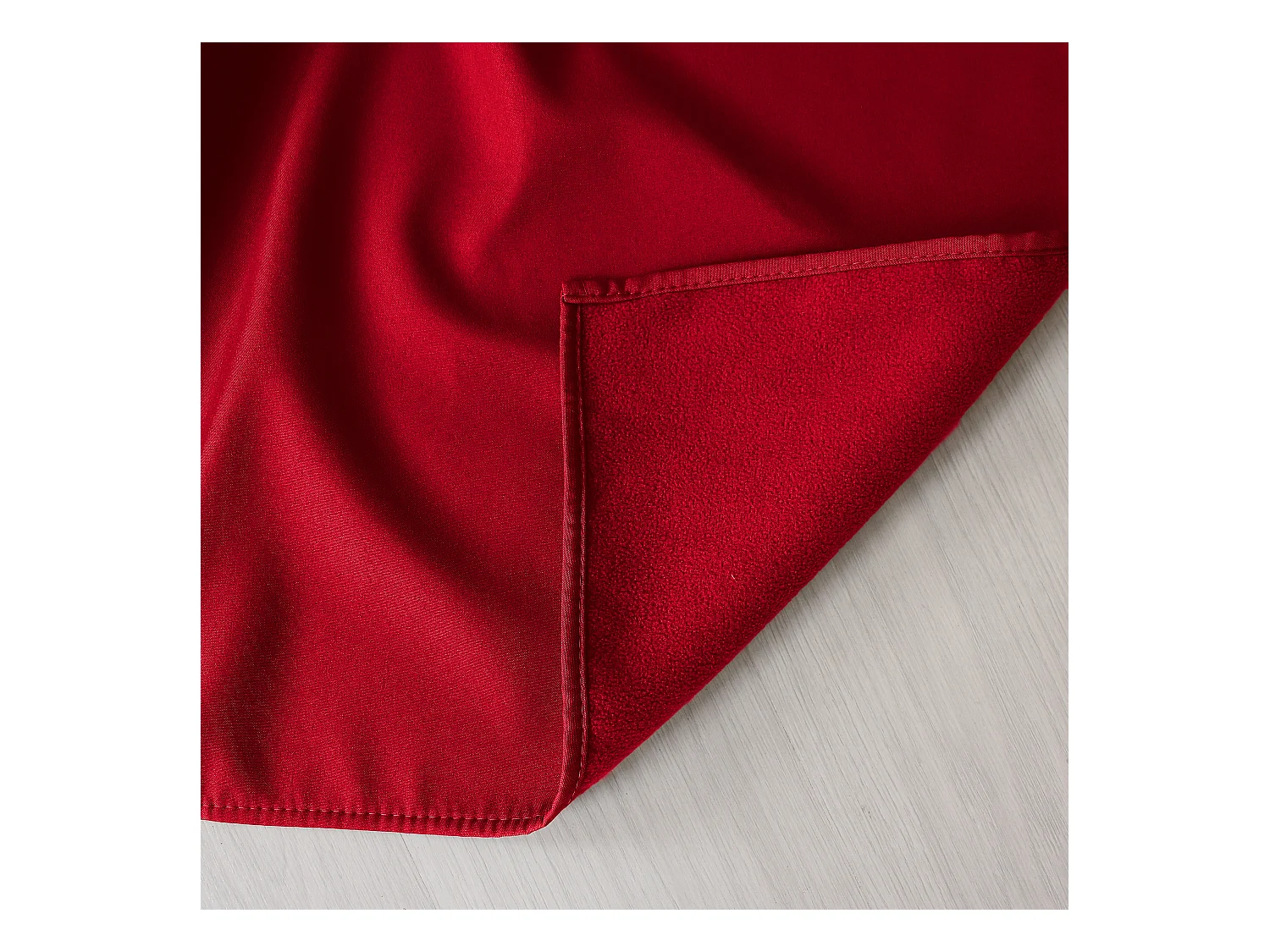 Lot de 2 rideaux thermique avec oeillets, rouge, 135x240cm, collection Glacier