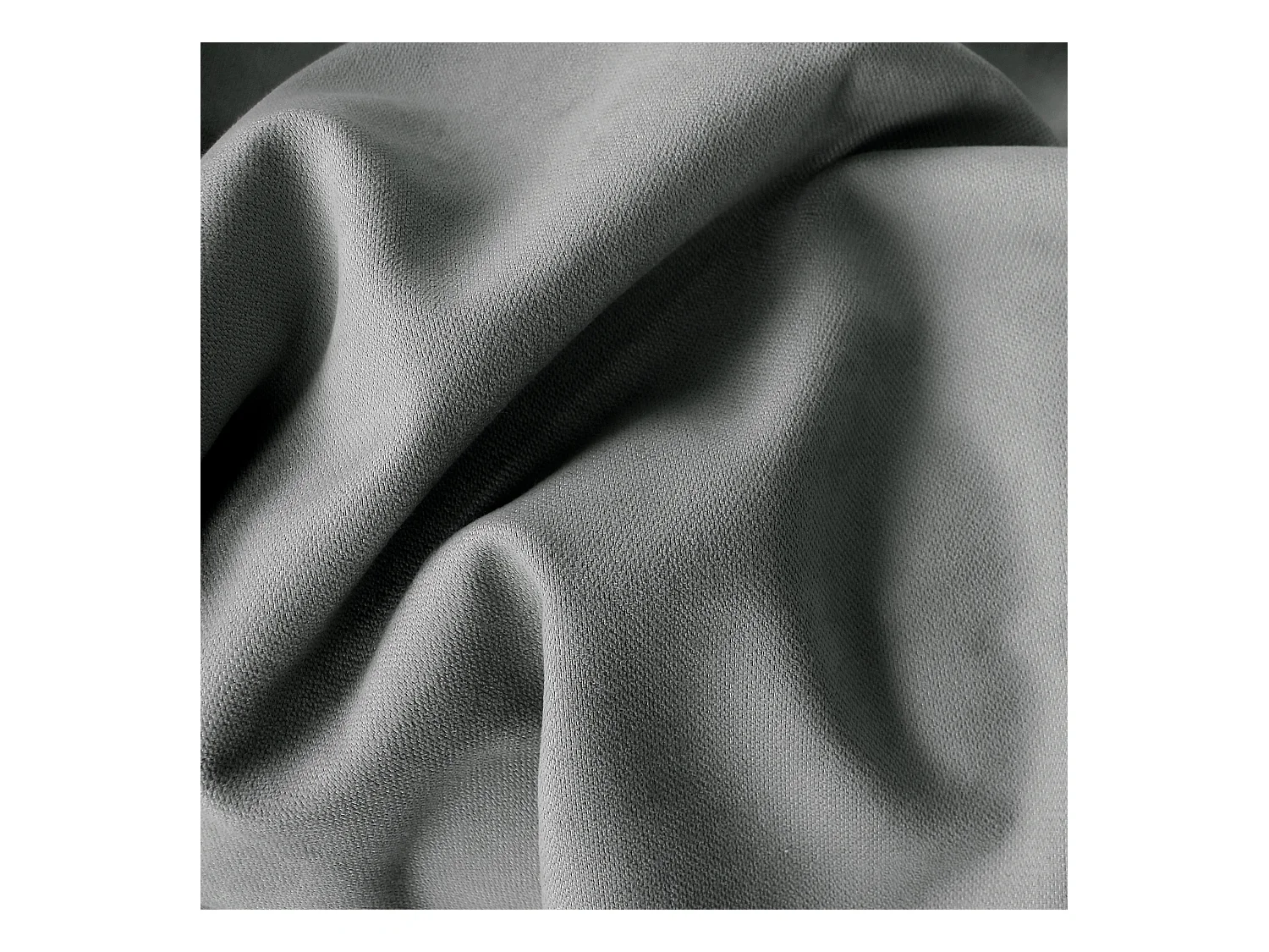 2 rideaux thermique à œillets, gris béton, 135x240cm, doublure polaire, collection Nordica