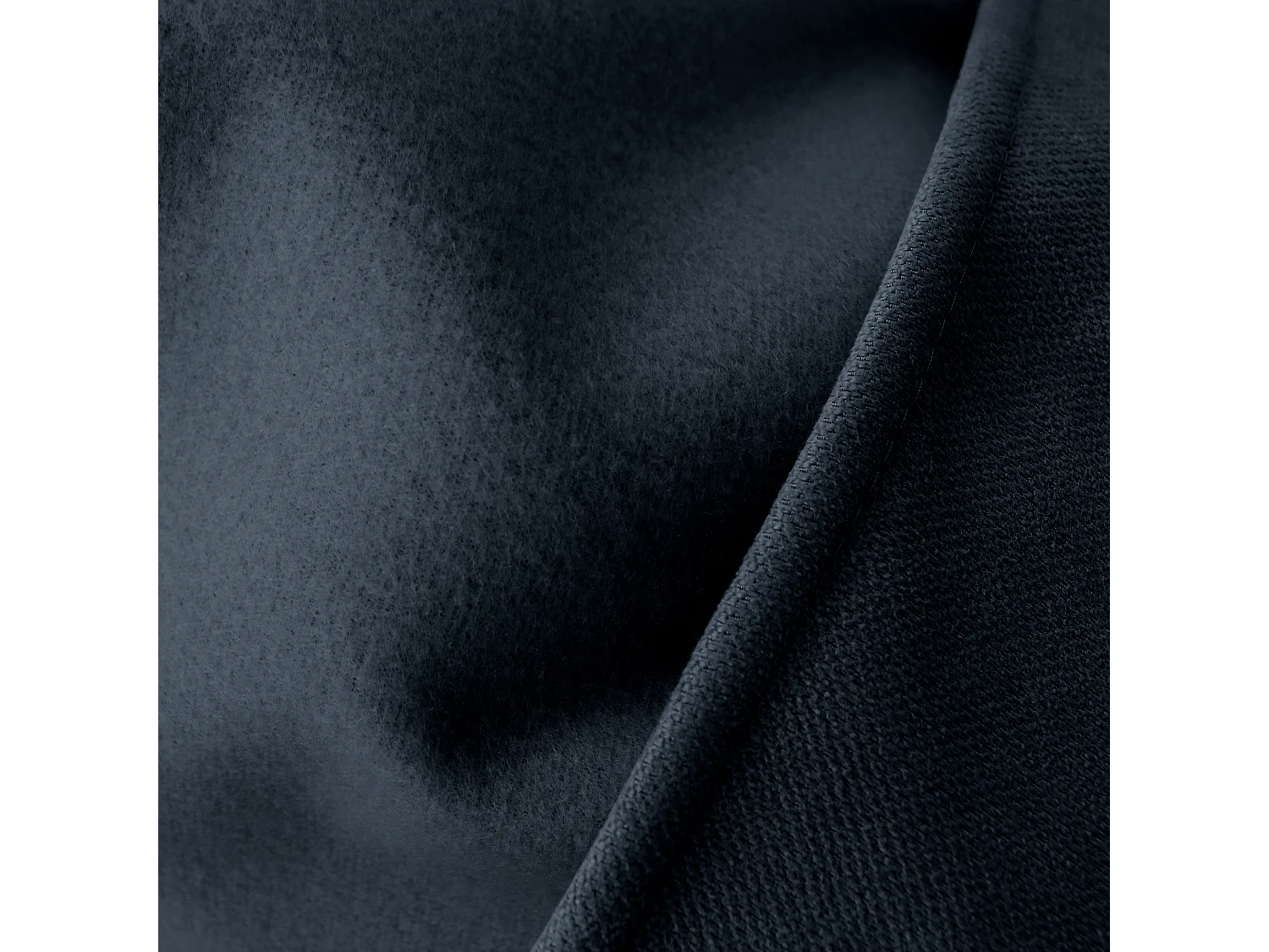 Thermogordijnen met 2 gaatjes, donkergrijs, 135x240cm, fleece voering, collectie Nordica