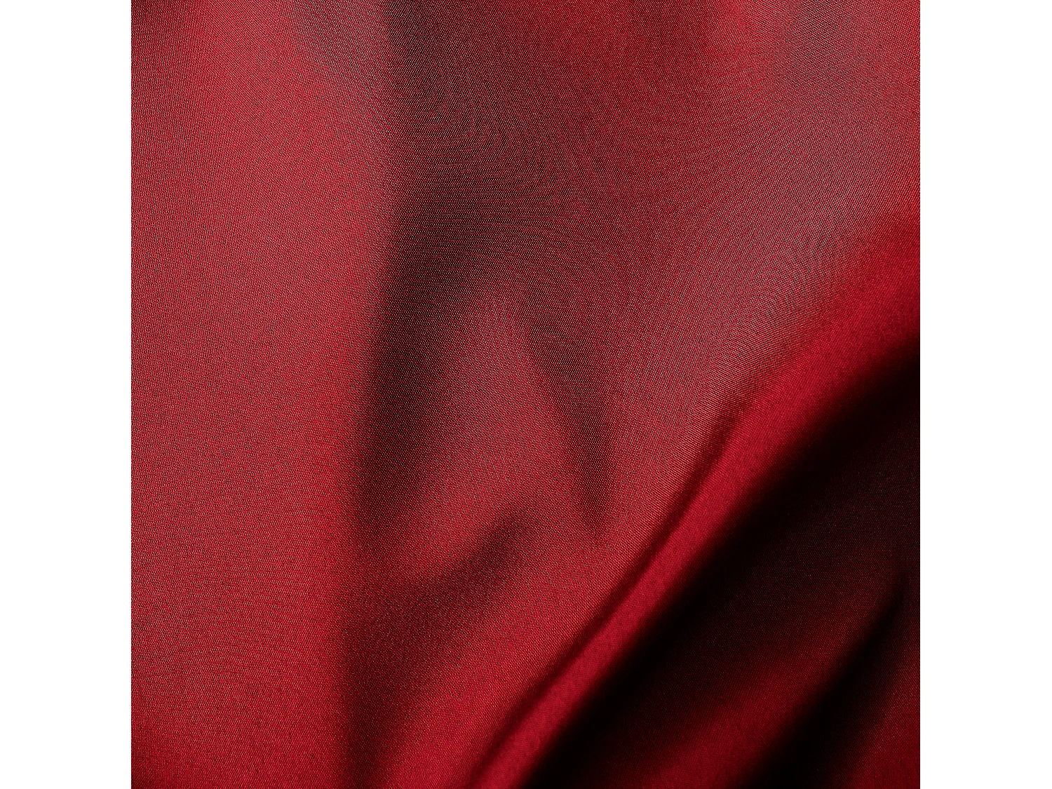 Set van 2 thermische gordijnen met zeilringen, rood, 140x180cm, 100% polyester, Glacier collectie