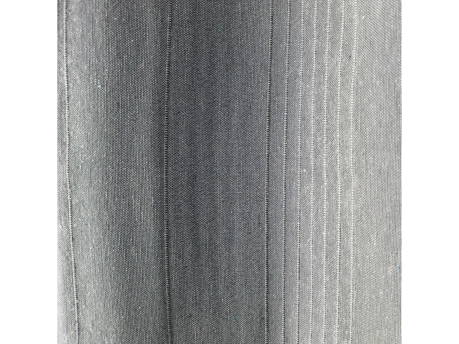 Lot de 2 rideaux à oeillets, 140x240cm, gris, coton recyclé, collection Bombay