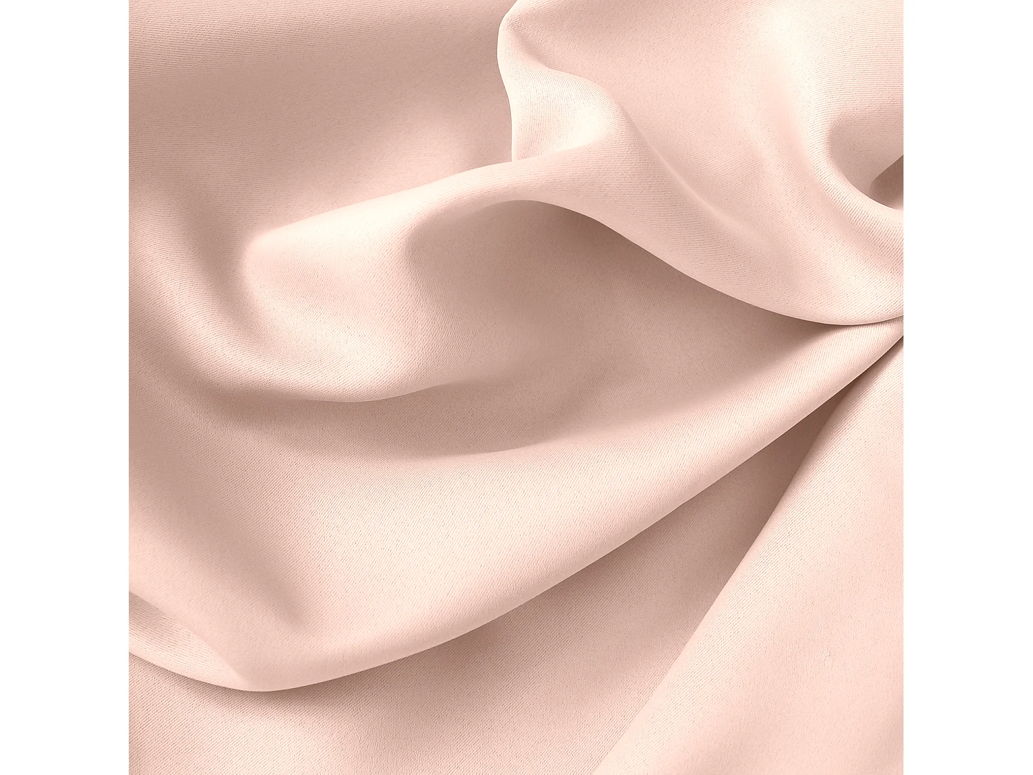 Set van 2 verduisterende gordijnen met oogjes, oudroze, 140x180cm, 100% polyester, Reglisse collectie