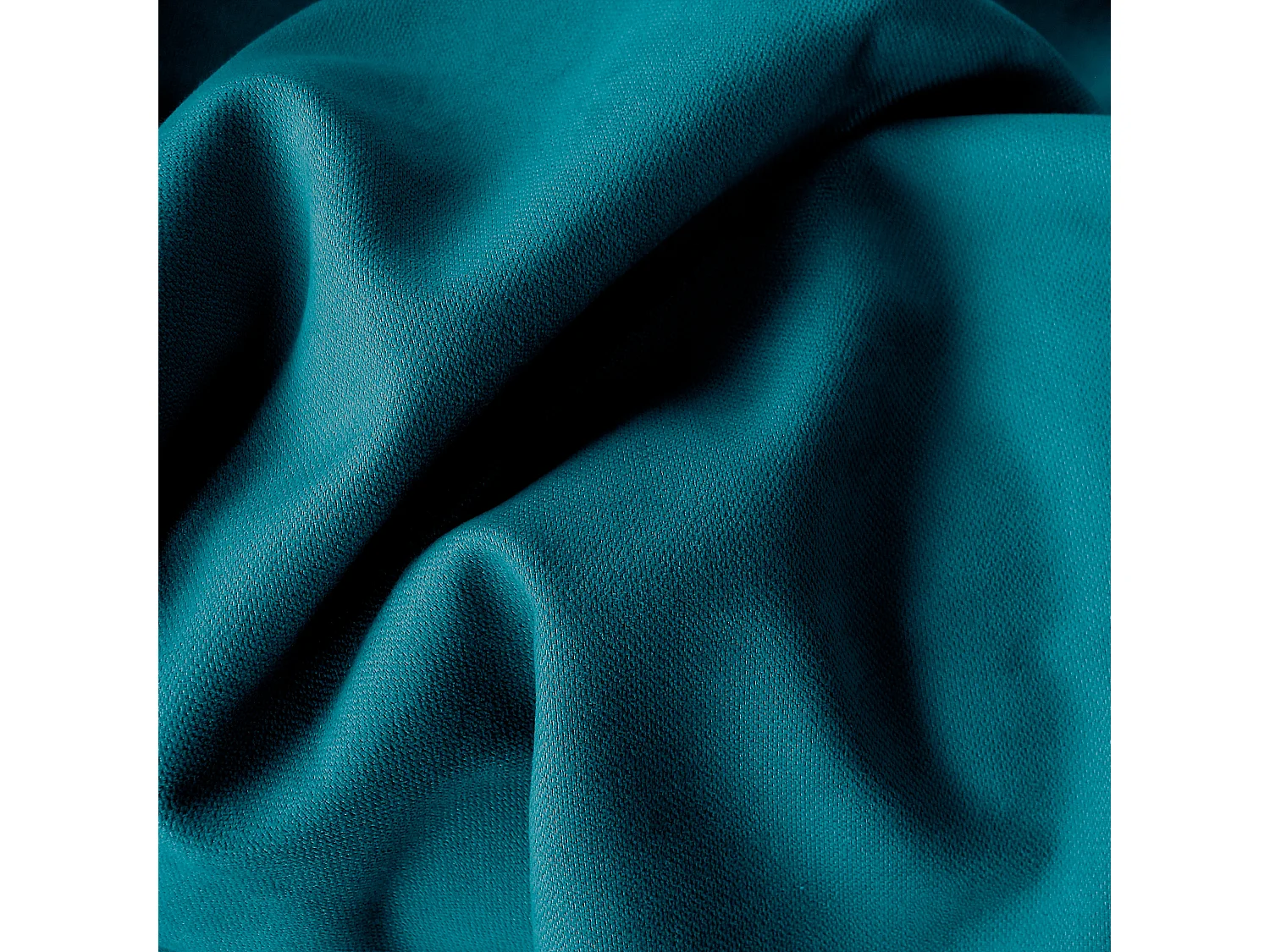 2 thermische gordijnen met zeilringen, eendblauw, 135x240cm, fleece voering, collectie Nordica