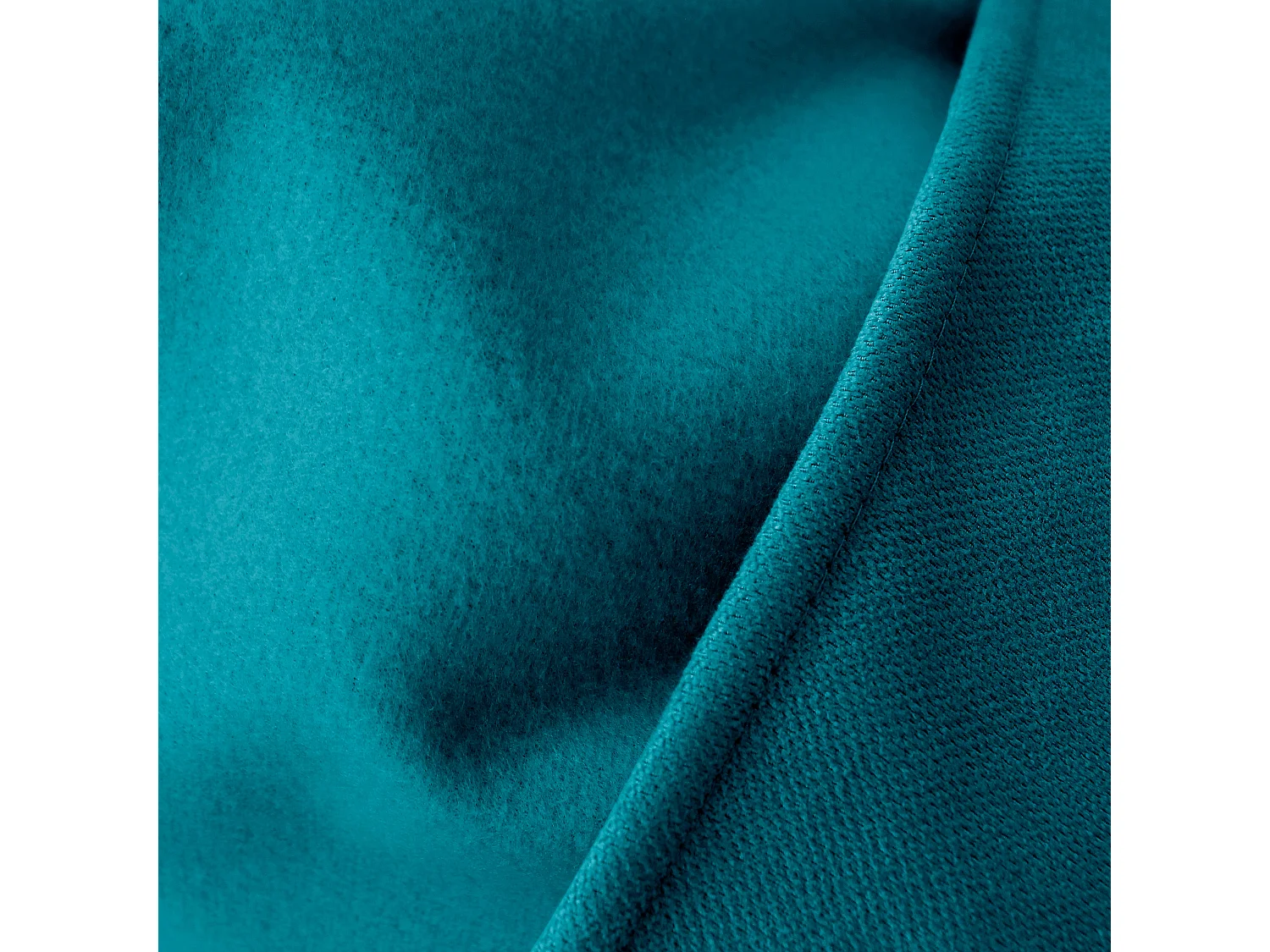 2 rideaux thermique à œillets, bleu canard, 135x240cm, doublure polaire, collection Nordica
