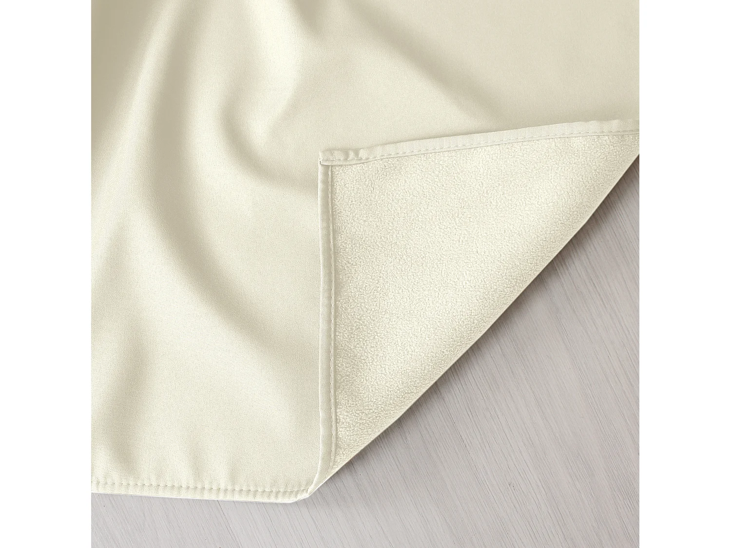 Lot de 2 rideaux thermique avec oeillets, écru, 135x180cm, 100% polyester, collection Glacier