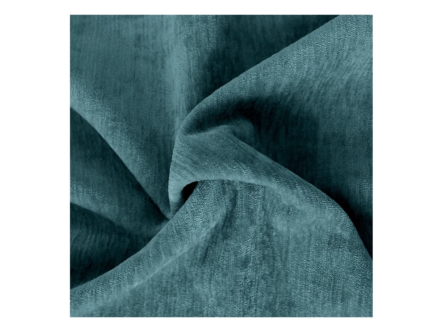 Lot de 2 Rideaux Thermique avec Œillets, Bleu Canard, Grande Hauteur, 140x260cm, Velours, Collection Velvet