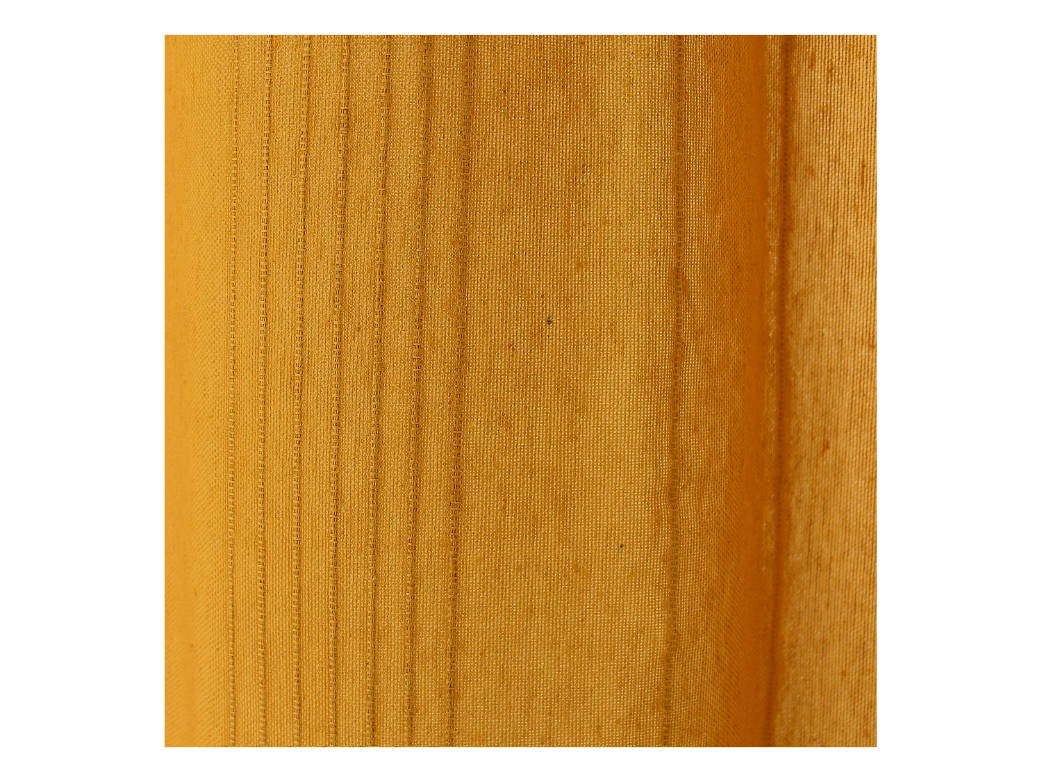 Lot de 2 rideaux à oeillets, 140x240cm, jaune moutarde, coton recyclé, collection Bombay