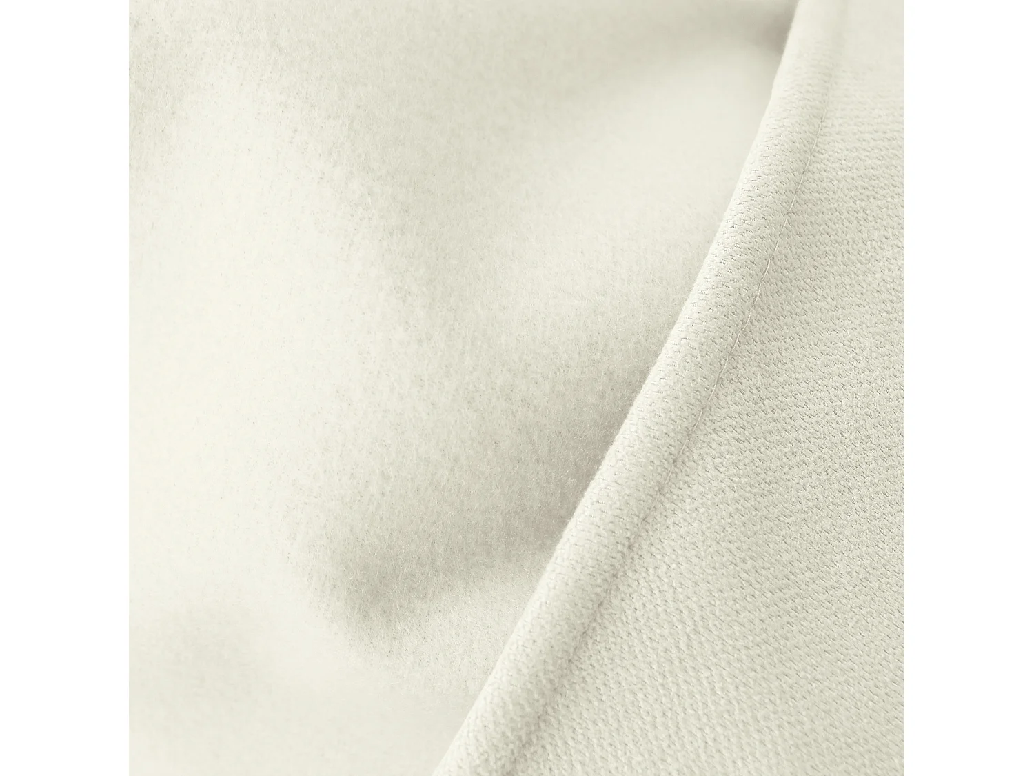 2 thermische gordijnen met zeilringen, ecru, 135x240cm, fleece voering, collectie Nordica