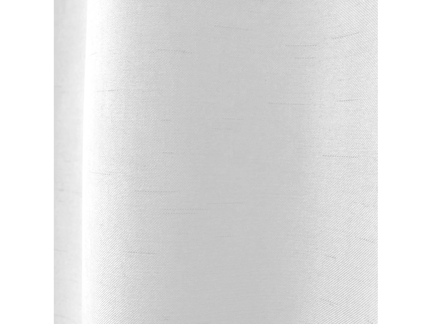 Lot de 2 Rideaux Obscurcissant Fileté avec Œillets, 140x240cm, 100% polyester, Collection Floppy, CMADECO - Blanc