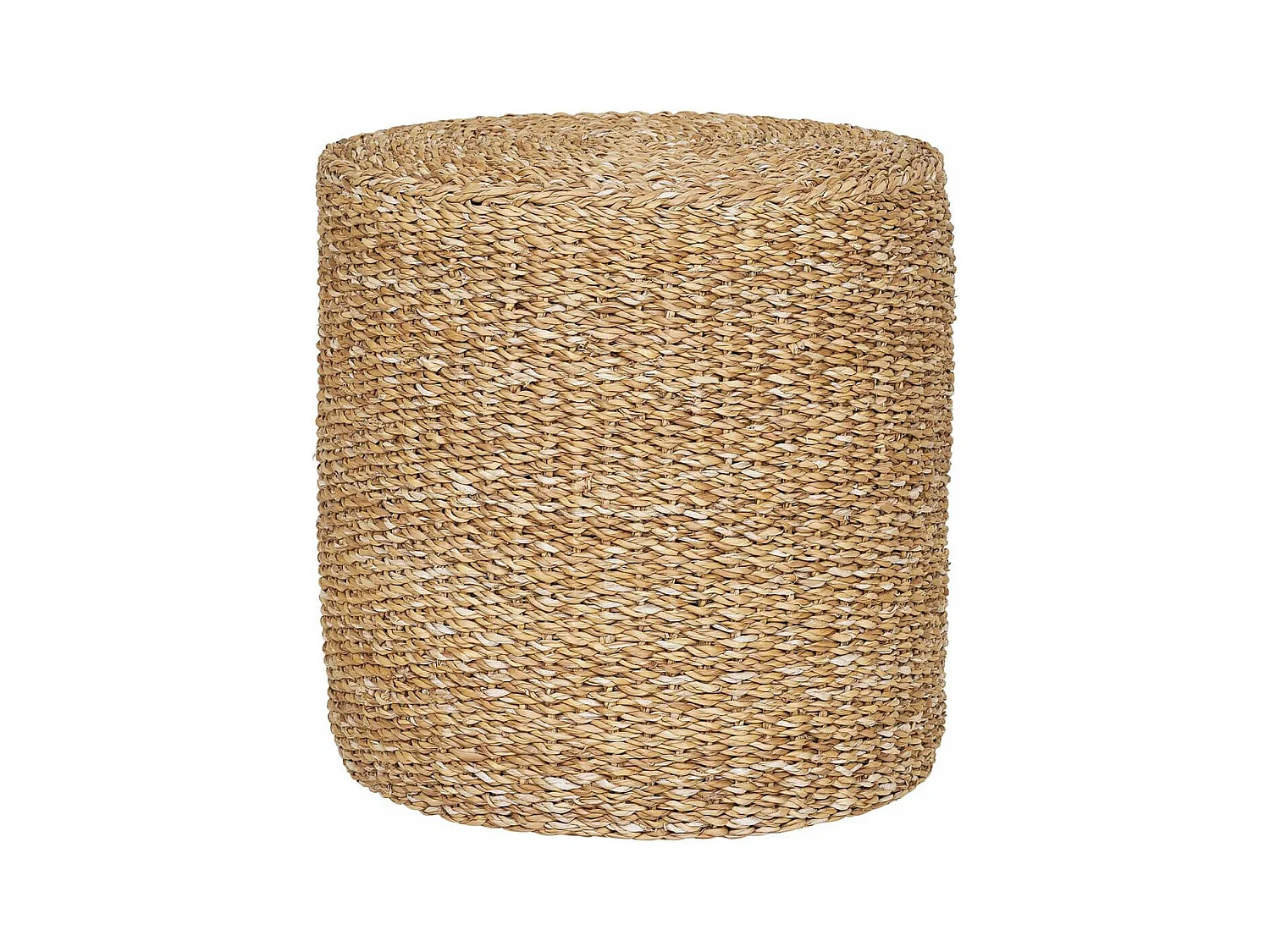 RIVALIA - Pouf en jonc de mer naturel tressé Ø40cm