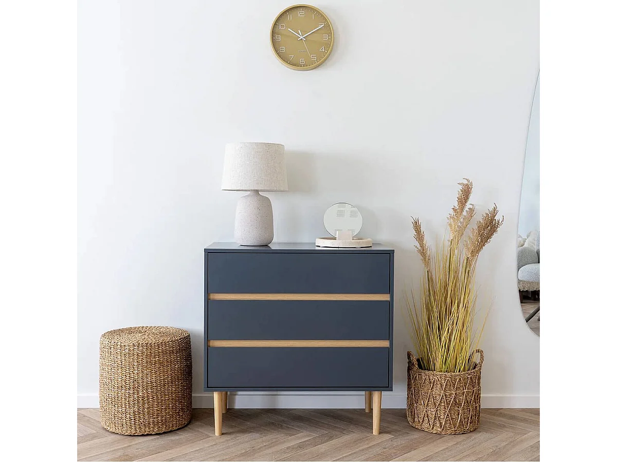 RIVALIA - Pouf en jonc de mer naturel tressé Ø40cm
