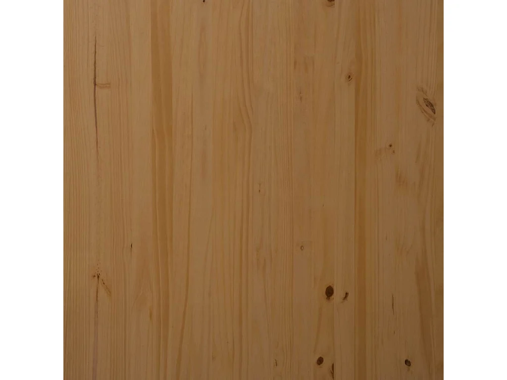 Rollschrank mit Schubladen MOSS Honigbraun Massivholz Kiefer