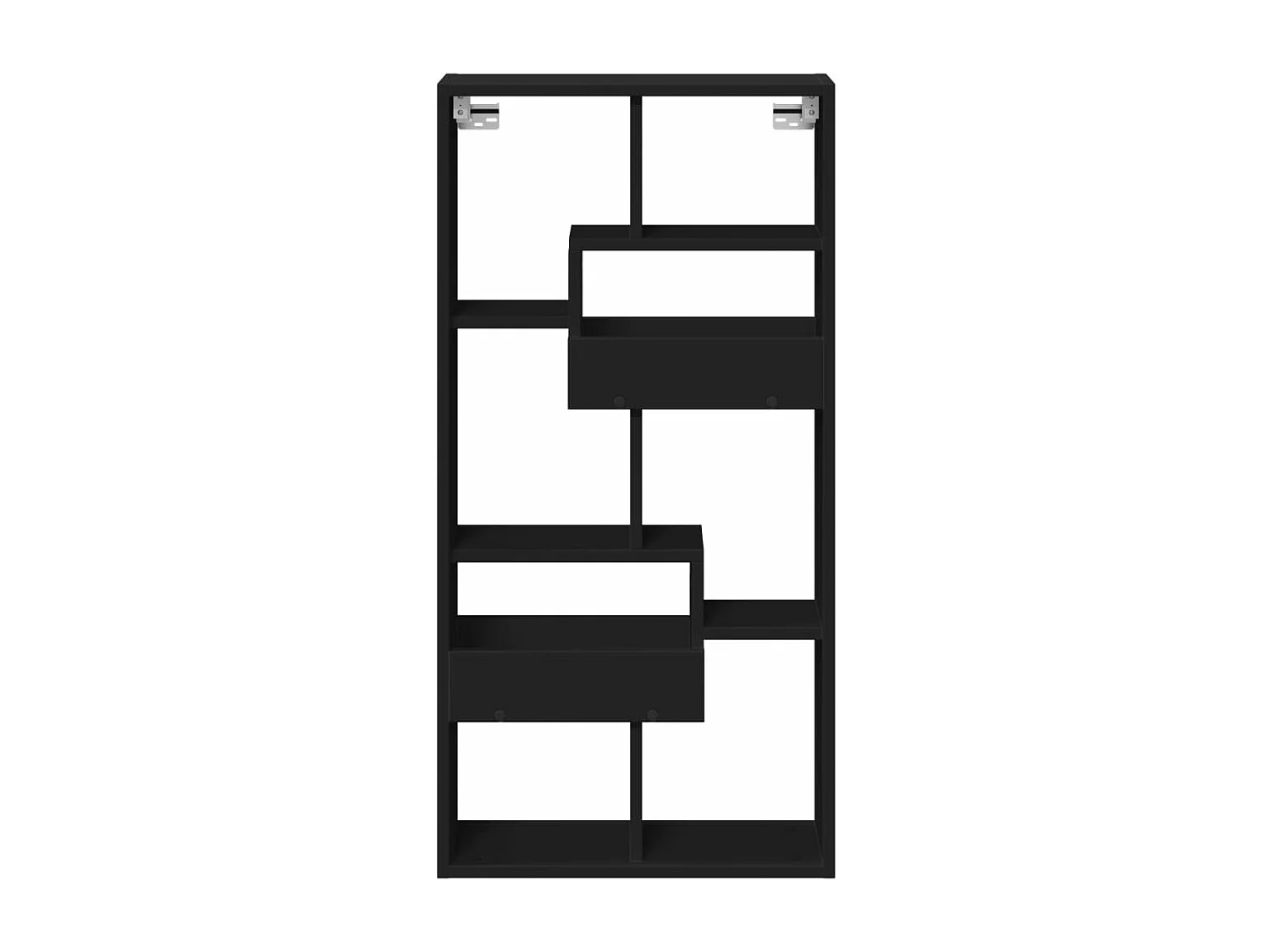 Armoire murale noir 50x15x100 cm bois d'ingénierie