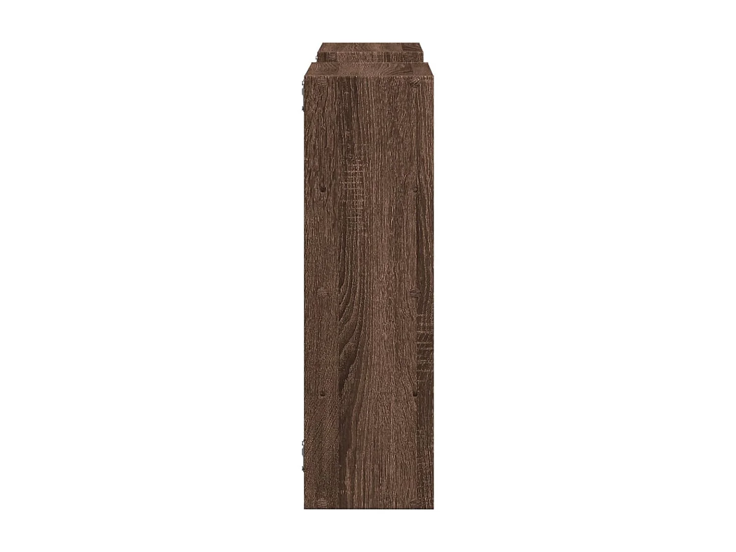 Wandschap 96x18x60 cm bewerkt hout bruin eikenkleurig