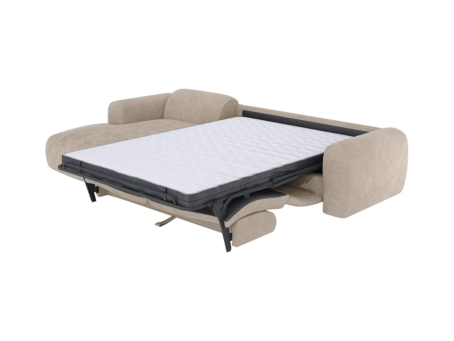 Stor venstre velur-sofa sofaemporklen POGNI