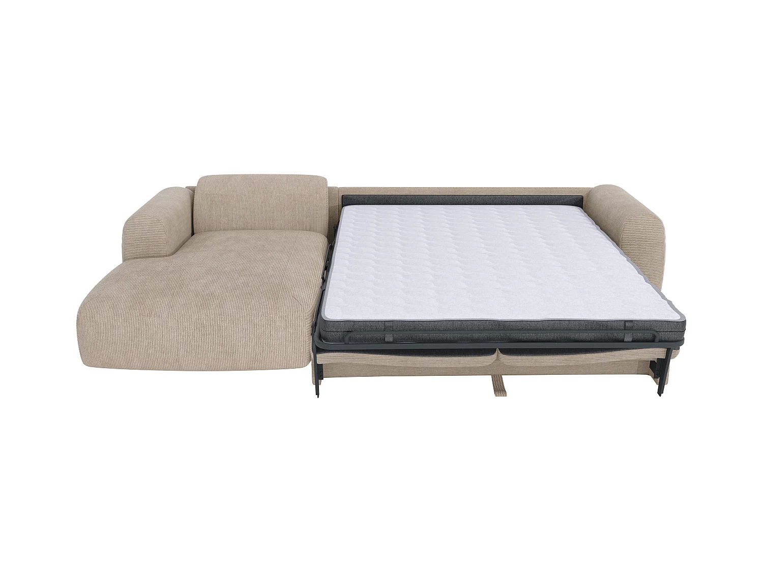 Stor venstre velur-sofa sofaemporklen POGNI