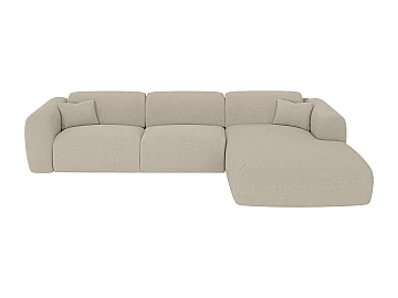 Canapé d'angle convertible tissu
