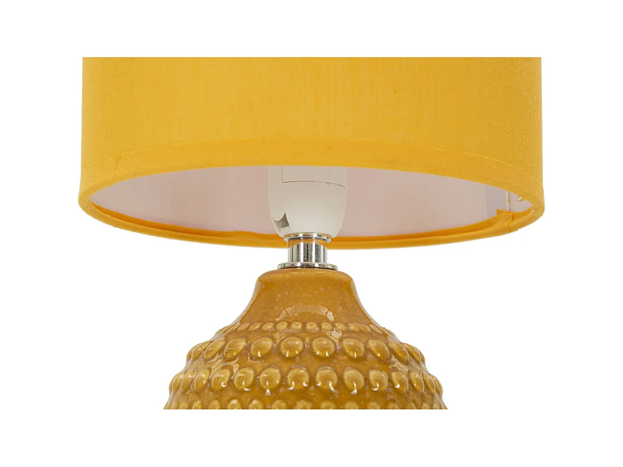 Lampe à Poser MF95, Jaune, 15x15x30,5 cm, Seven Design