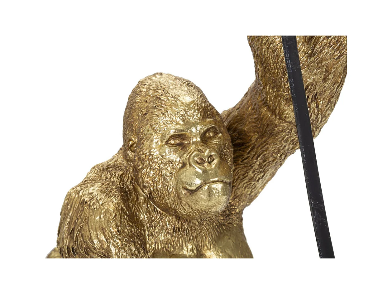 Lampa Stołowa Goryl 1, Złoto, 22,5x16x40 cm, Epikasa