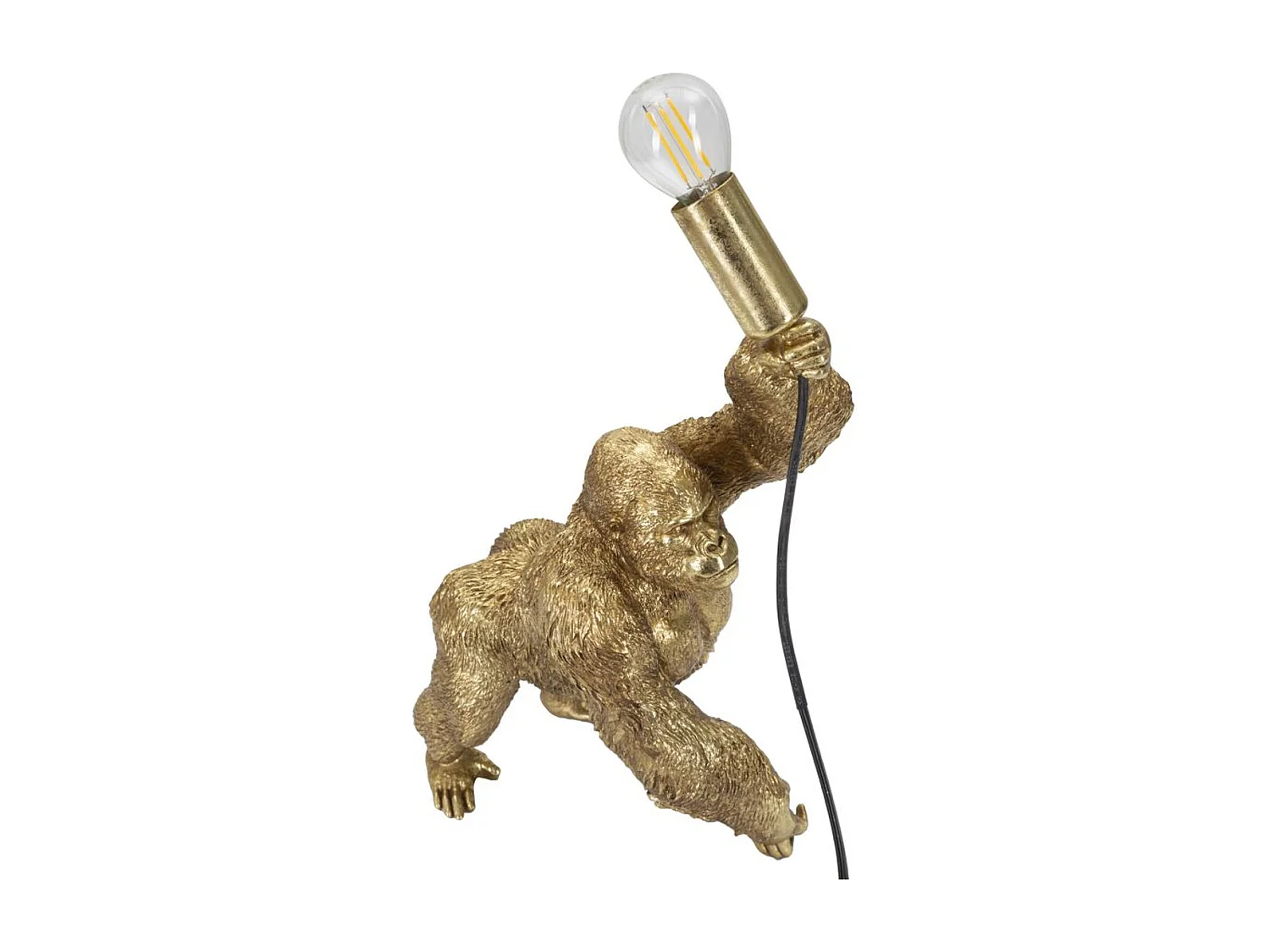 Lampa Stołowa Goryl 1, Złoto, 22,5x16x40 cm, Seven Design