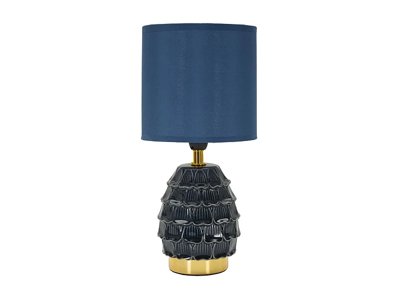 Lampa Stołowa MF96, Niebieski, 15x15x30,5 cm, Epikasa