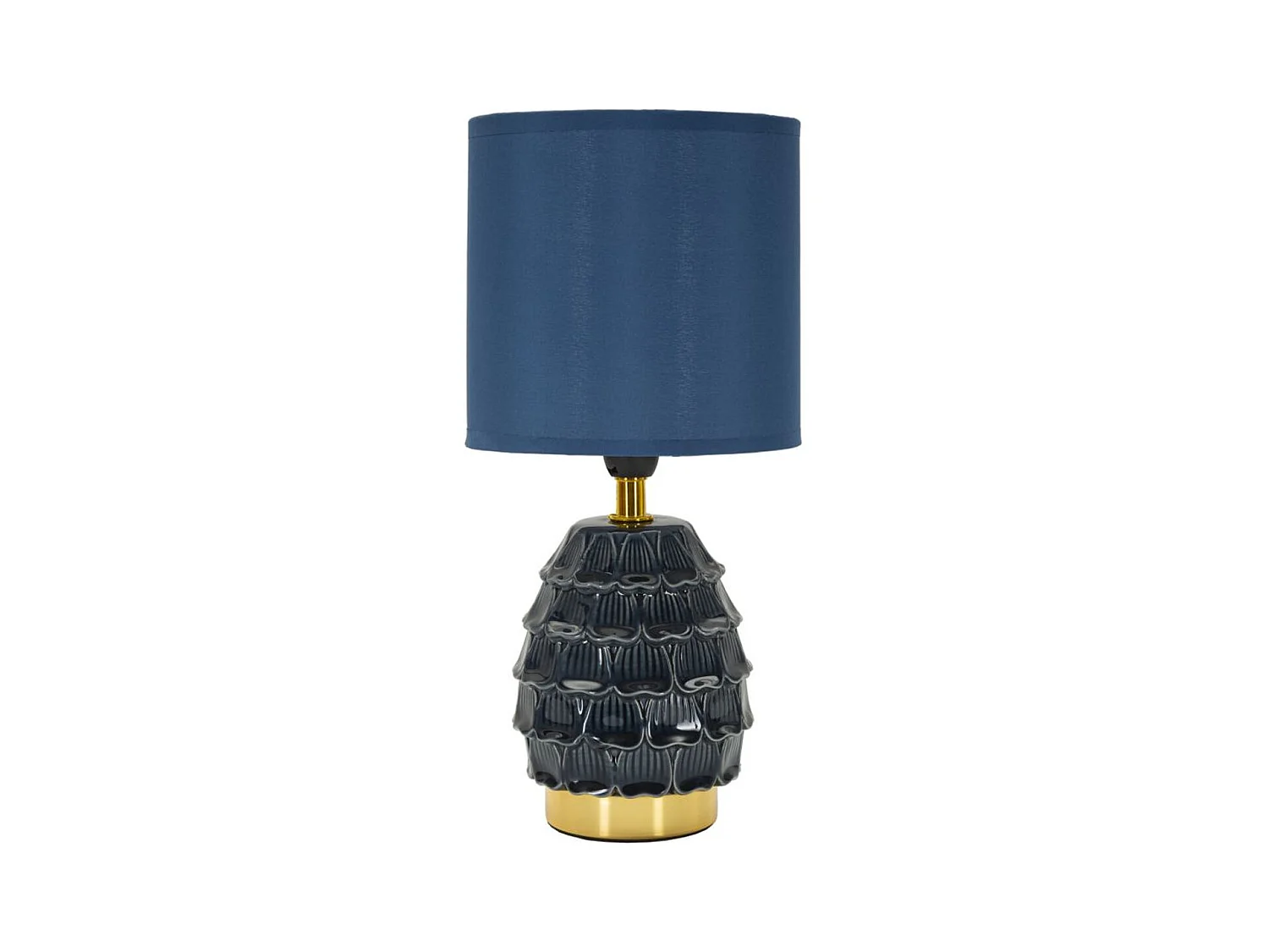 Tafellamp MF96, Blauw, 15x15x30,5 cm, Epikasa