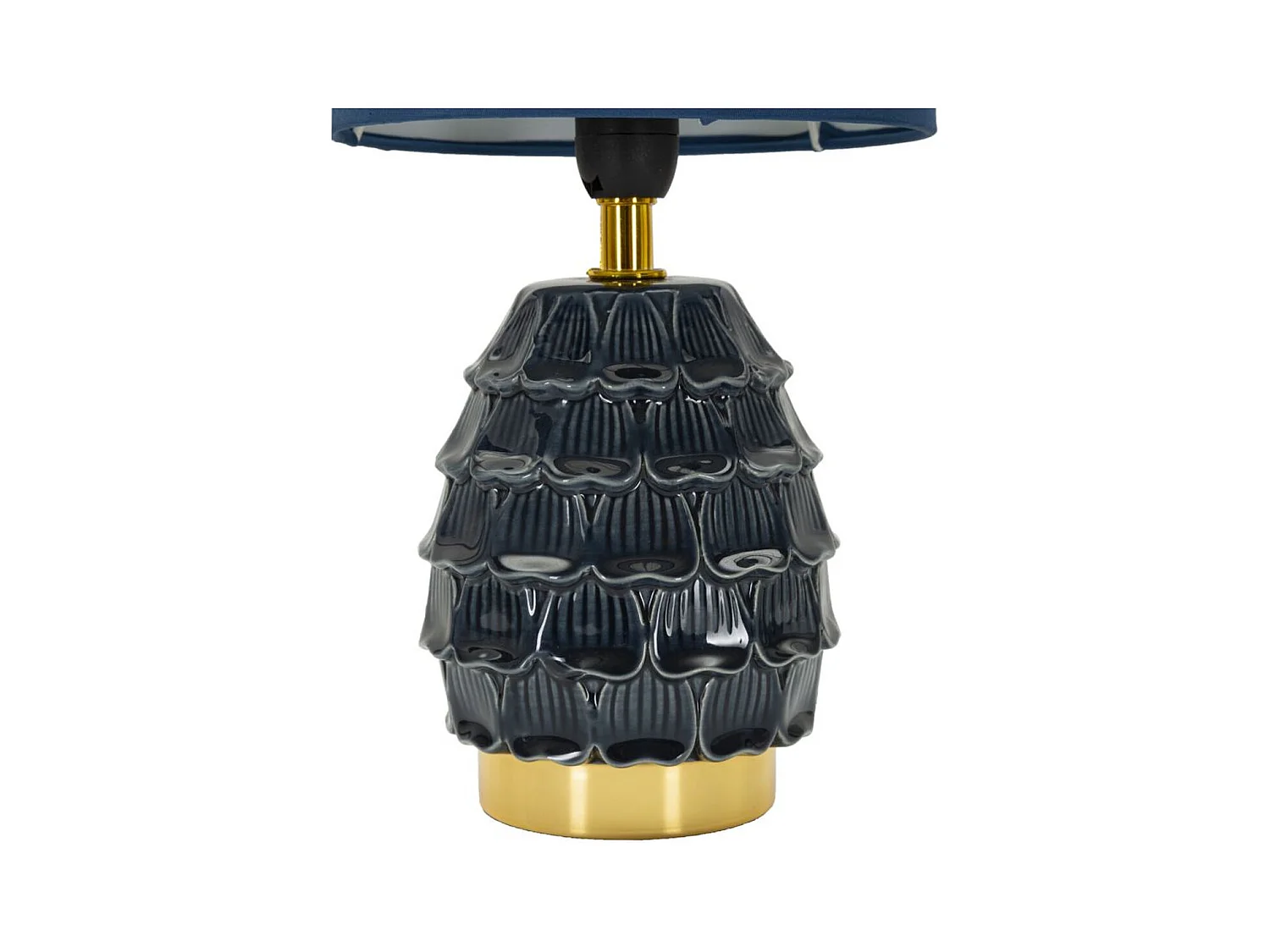 Tafellamp MF96, Blauw, 15x15x30,5 cm, Epikasa