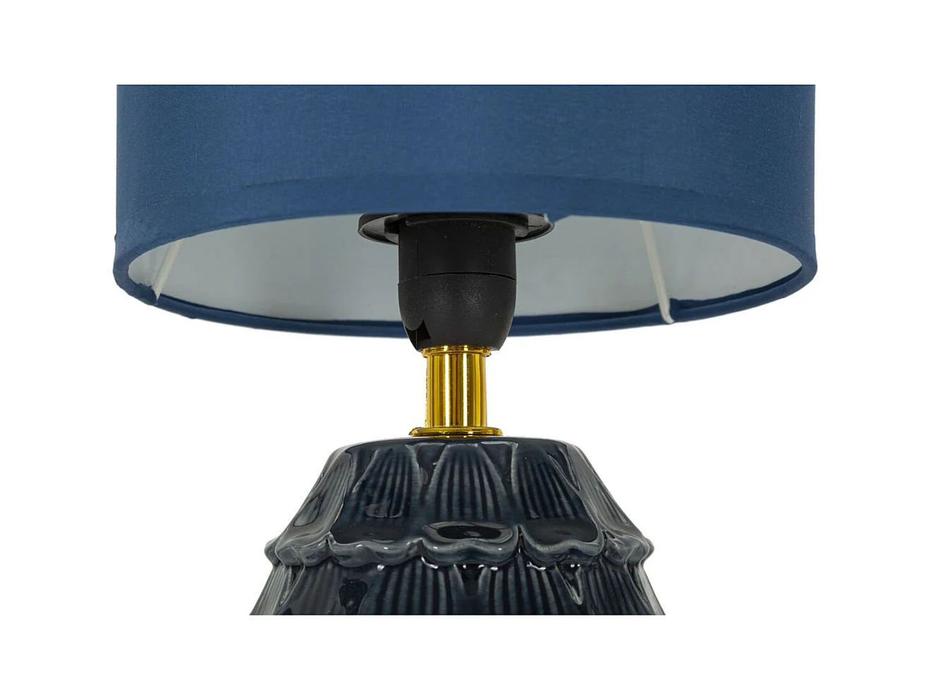 Tafellamp MF96, Blauw, 15x15x30,5 cm, Epikasa